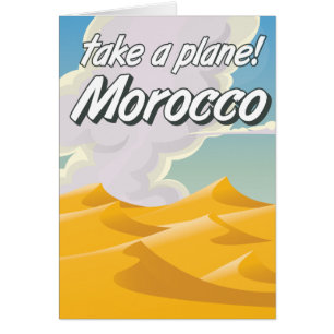 Affiche de voyage vintage Maroc