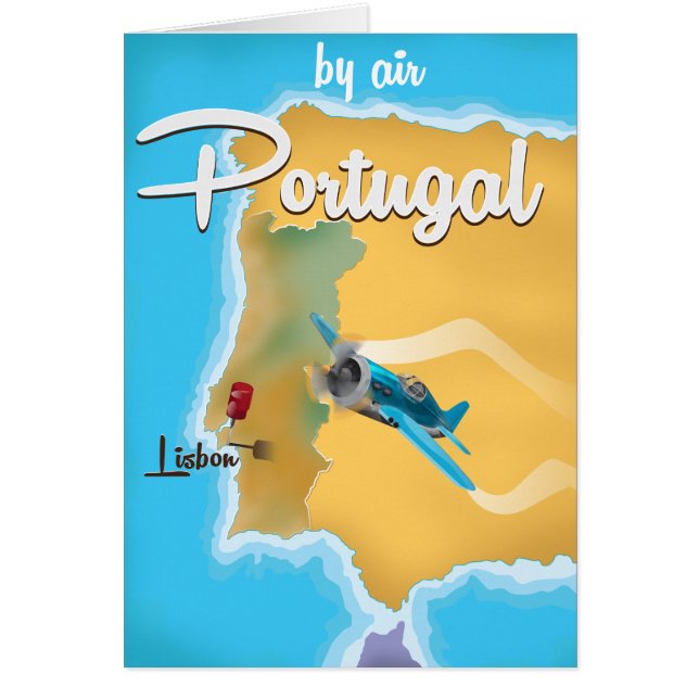 Affiche de voyage vintage Portugal (Devant)