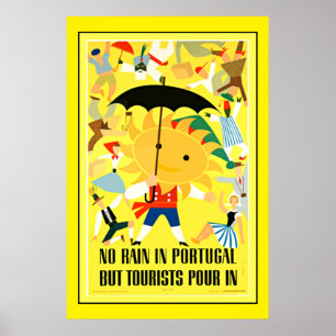 Affiche de voyage Vintage, Portugal