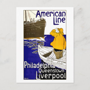 Affiche de voyage vintage pour carte postale de la