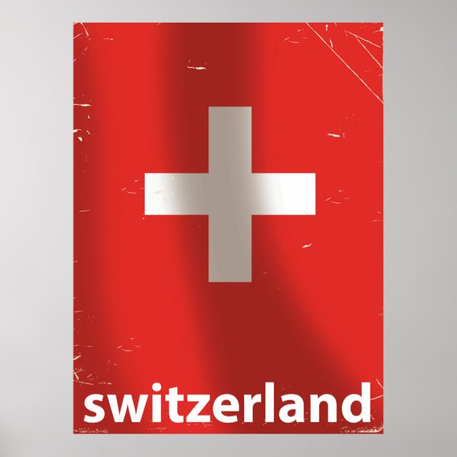 Affiche de voyage vintage Suisse (Devant)