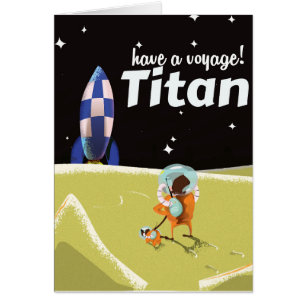 Affiche de voyage vintage Titan