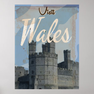 Affiche de voyage Wales Vintage