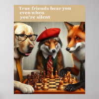 De vrais amis vous comprennent sans parler