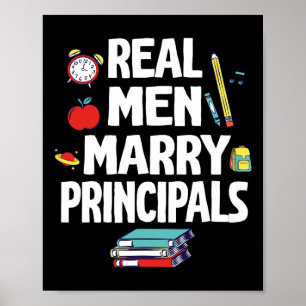 Affiche De vrais Hommes Marient Principaux Joyeux Mariage