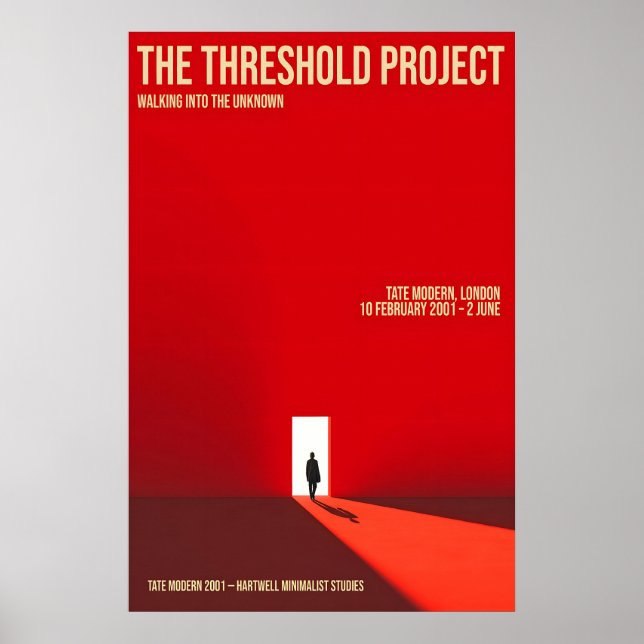 Affiche de Walking Into the Unknown Impression  Mi (Devant)