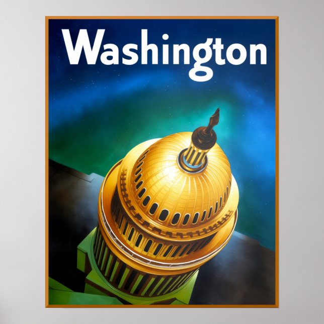 Affiche de Washington DC  (Devant)