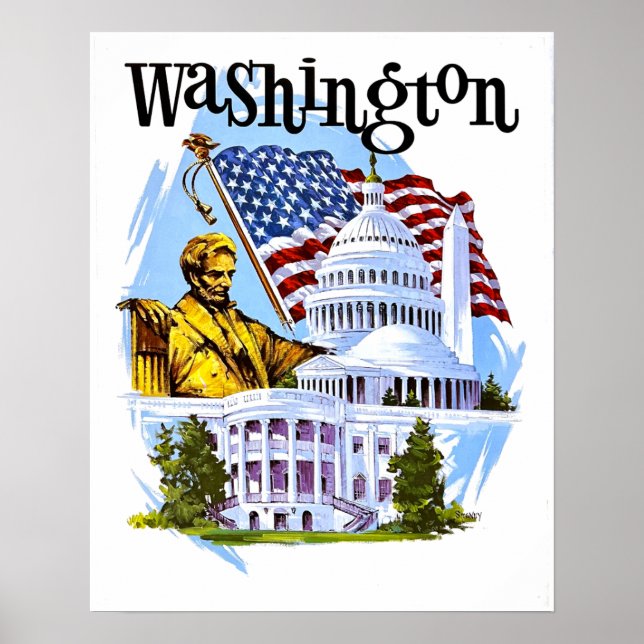 Affiche de Washington DC  (Devant)