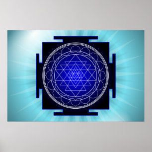 affiche de yantra de sri