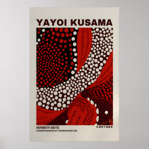 Affiche de Yayoi Kusama - Impression d'art abstrai