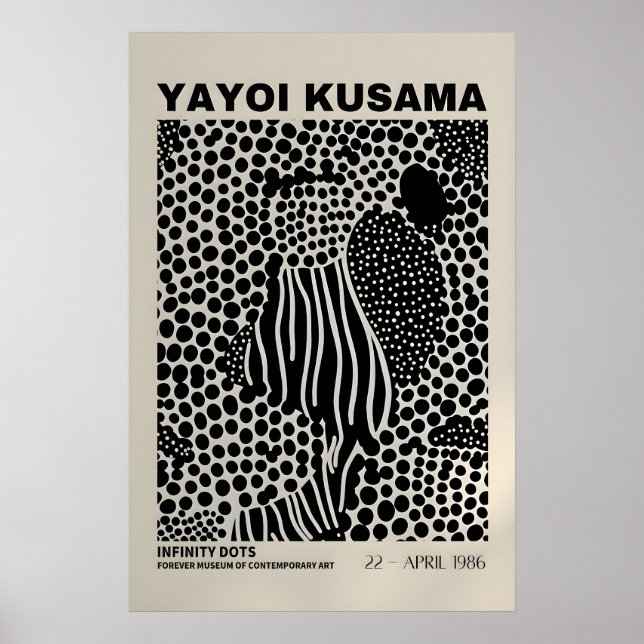 Affiche de Yayoi Kusama - Impression de Yayoi Kusa (Devant)