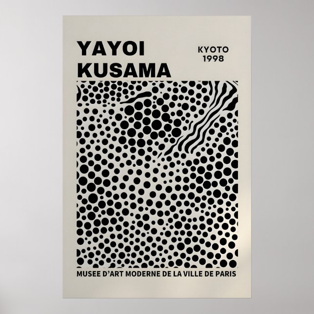 Affiche de Yayoi Kusama - Impression de Yayoi Kusa (Devant)