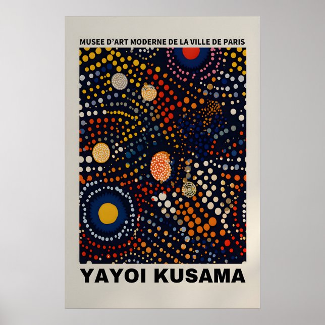Affiche de Yayoi Kusama - Impression de Yayoi Kusa (Devant)