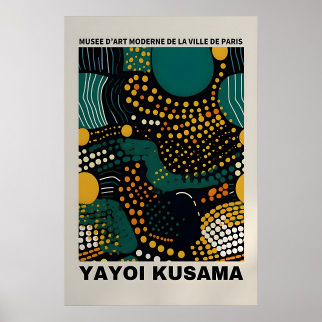 Affiche de Yayoi Kusama - Impression de Yayoi Kusa (Devant)
