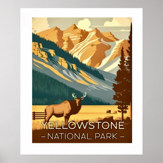 Affiche de Yellowstone 20x24 (Devant)