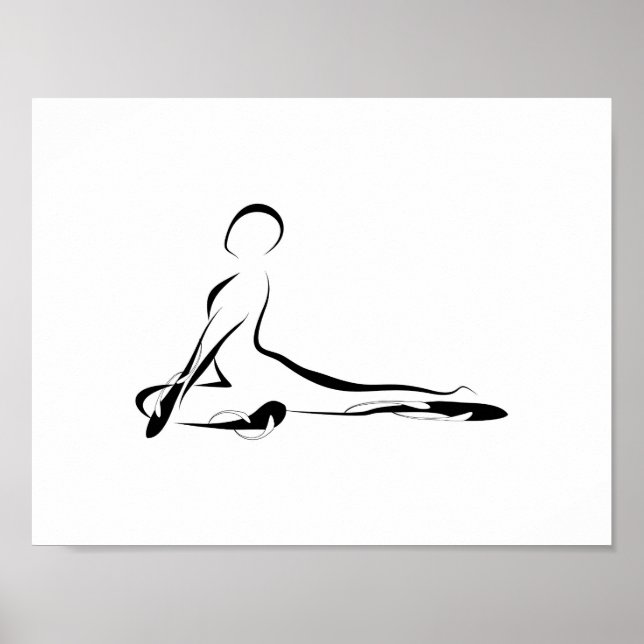 Affiche de yoga (Devant)
