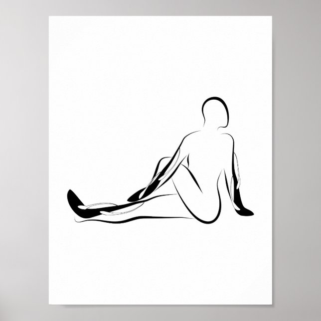 Affiche de yoga (Devant)