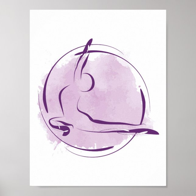 Affiche de yoga (Devant)