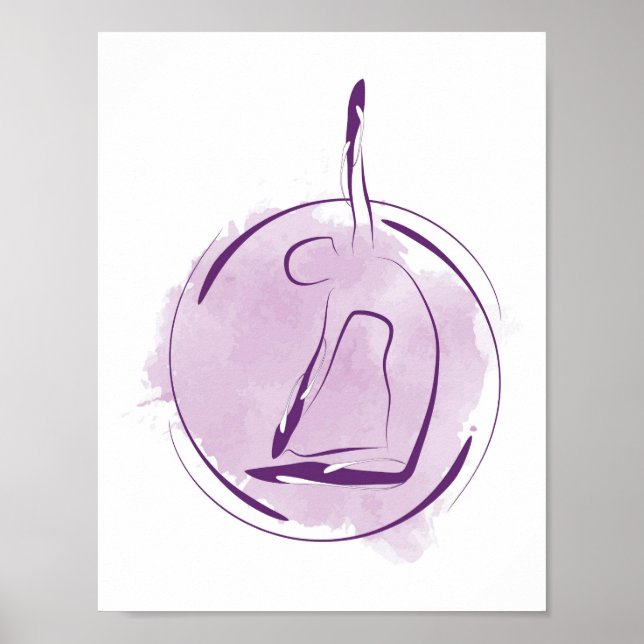 Affiche de yoga (Devant)