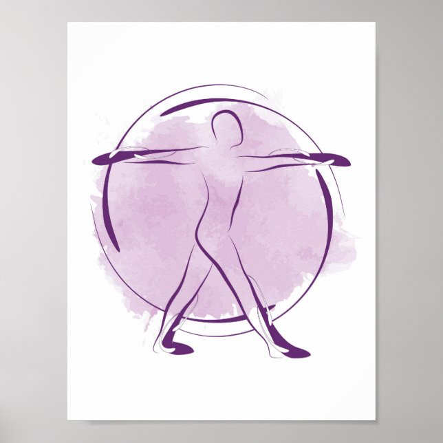 Affiche de yoga (Devant)