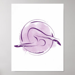 Affiche de yoga