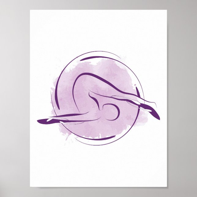 Affiche de yoga (Devant)