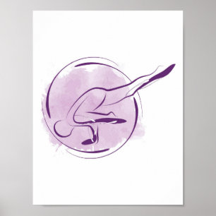 Affiche de yoga