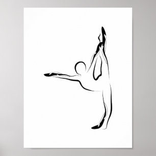 Affiche de yoga