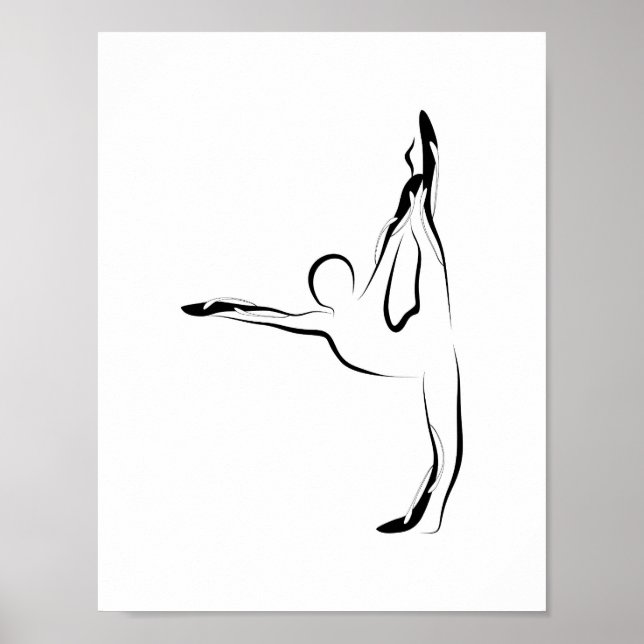 Affiche de yoga (Devant)