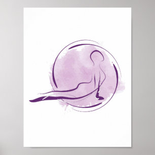 Affiche de yoga