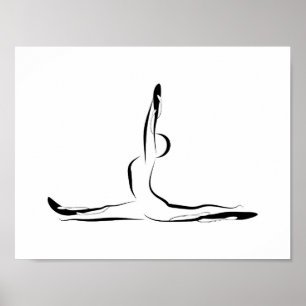 Affiche de yoga