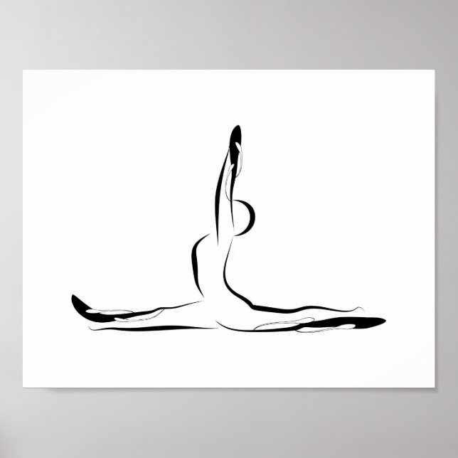 Affiche de yoga (Devant)