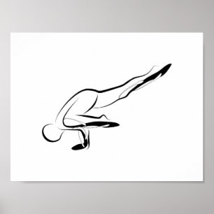 Affiche de yoga