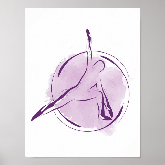 Affiche de yoga (Devant)