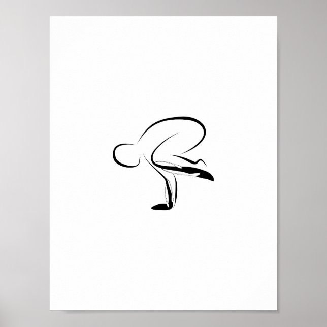 Affiche de yoga (Devant)