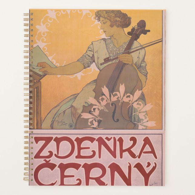Affiche de Zdenka Cerny par Alphonse Mucha  (Devant)
