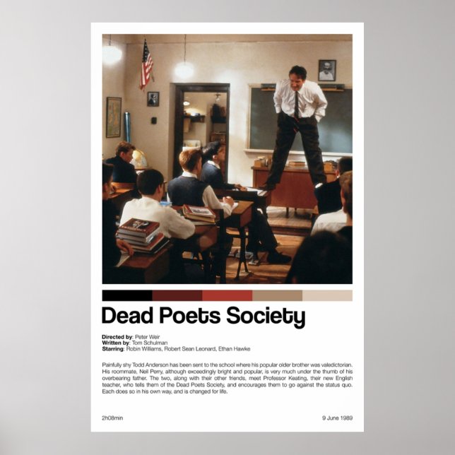 Affiche Dead Poets Society Imprimer (Devant)