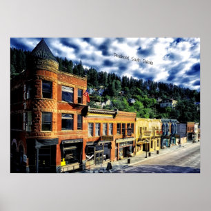 Affiche Deadwood, Dakota du Sud