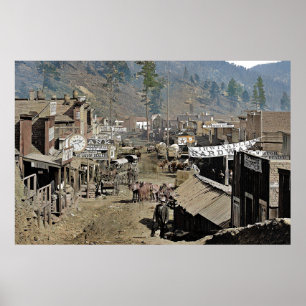 Affiche DEADWOOD vu par Wild Bill Hickok 1876