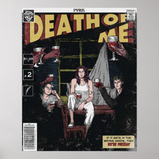 Affiche Death of Me couverture de bande dessinée PVRIS