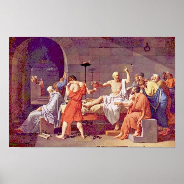 Affiche Death Of Socrates By David Jacques-Louis (Best Qua (Devant)