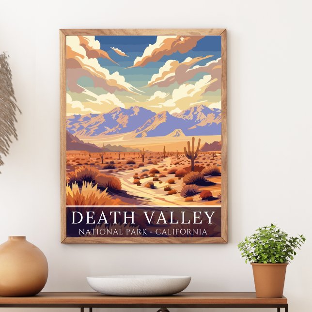 Affiche Death Valley National Park Desert Landscape (Créateur téléchargé)