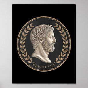 Affiche Débardeur de buste stoïque romain épictète_1