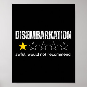 Affiche Débarquement Awful Ne Recommanderait Pas Cru Drôle