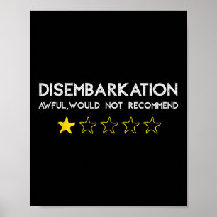 Affiche Débarquement Awful Ne Recommanderait Pas Cru Drôle