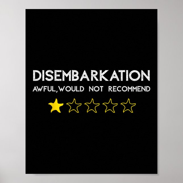 Affiche Débarquement Awful Ne Recommanderait Pas Cru Drôle (Devant)