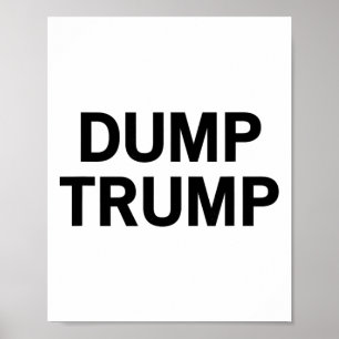 Affiche Débarrassez-vous de Trump _2
