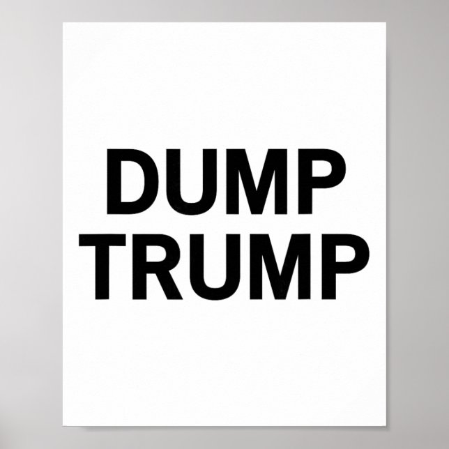 Affiche Débarrassez-vous de Trump _2  (Devant)