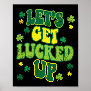 Affiche Débarrassons-Nous De La Chance St Patricks Day Jol