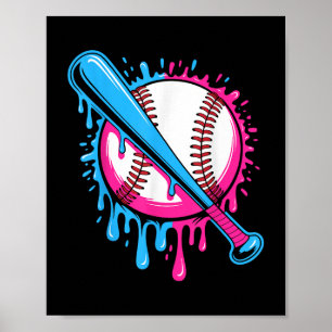 Affiche Débit De Baseball Pour Garçons Ice Cream Drip Jeun